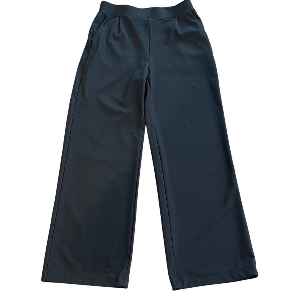 HALARA Black High-Waist Wide Leg Pants Medium Tall